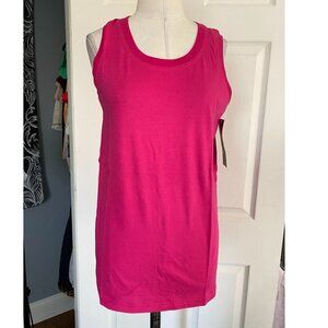 NWT Emily Daniels hot pink sleeveless tank MED